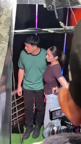 Dennis Trillo & Jenelym Mercado 😍 #sanggangdikit #behinsthescenes #dennistrillo #jenelynmercado  #4u 