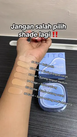 Rekomendasi shade cushion light+ by wardah #fyp #lightpluscushion #cushionviral #cushion #shades 