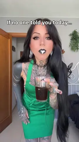 from the bottom of my heart 🤭 #altgirl #gothgirl #coffee #mornings 