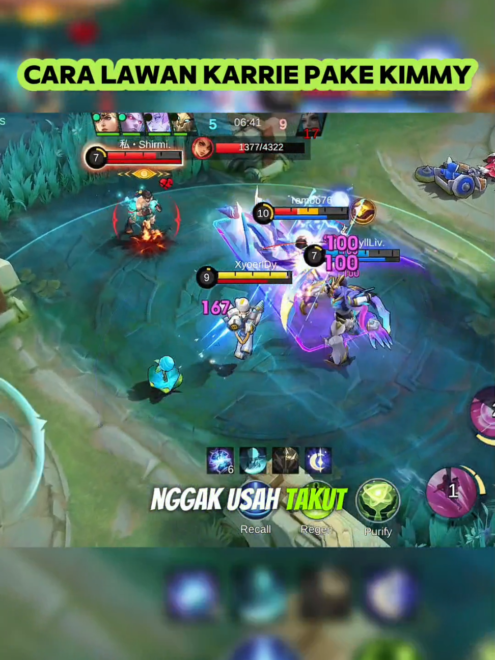 Cara lawan karrie pake kimmy goldlane #MerdekaMabar #MobileLegendsBangBang #MLBB 