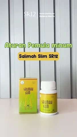 Aturan minum salimah slim SR12 #salimah #salimahslim #pelangsing #caraminumsalimah #sr12herbal 