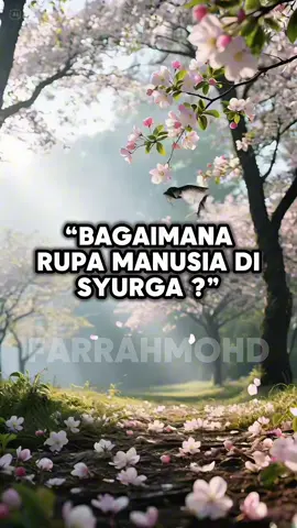 Bagaimana Rupa Manusia Di Syurga ?  #syurga 