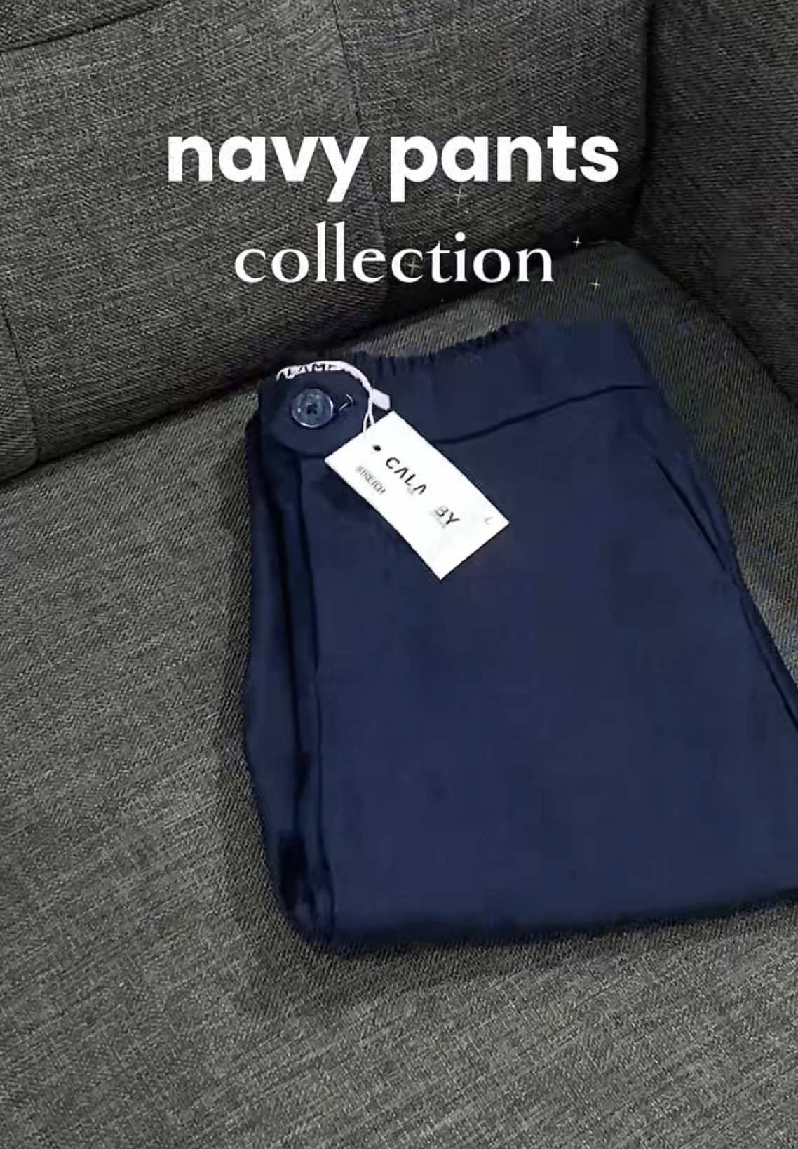 celana formal & casual Navy collection! ✨👀 cari warna navy yang pekat dan gak norak wmang tricky banget!! here’s your perfect navy pants for you!! grab yours now… #celanakerja #celanacasual #celanawanita #celananavy #calambystyle 