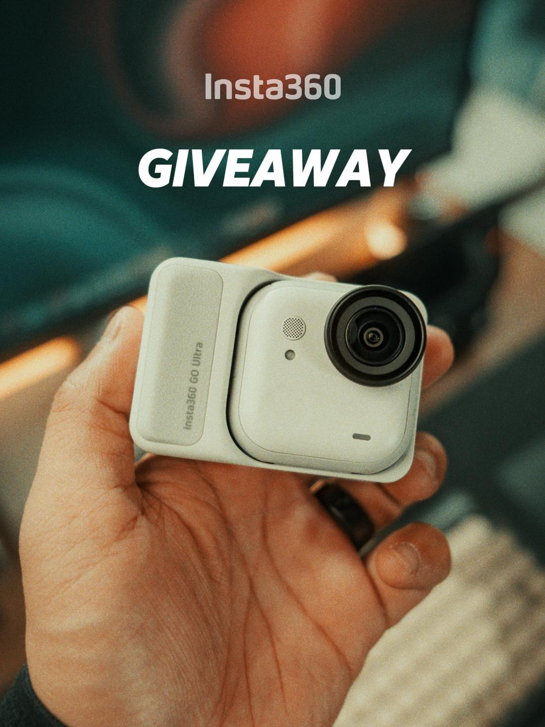 📣 Insta360 GO Ultra GIVEAWAY Don't miss your chance to WIN the latest Insta360 flagship camera, GO Ultra! This tiny 53g powerhouse is built to capture the moment in stunning 4K60fps. Here's how to get involved 👇 1️⃣ FOLLOW @insta360_official 2️⃣ LIKE this post and TAG 2 friends 3️⃣ SHARE this post to your story and TAG @insta360 🏆 WIN the new GO Ultra Standard Bundle ⌛️ ENDS September 20, 2025 ONE winner will be selected at random and announced in the comments—good luck 🤞 #insta360 #Insta360GOUltra #giveaway #fyp #newproduct #unboxing
