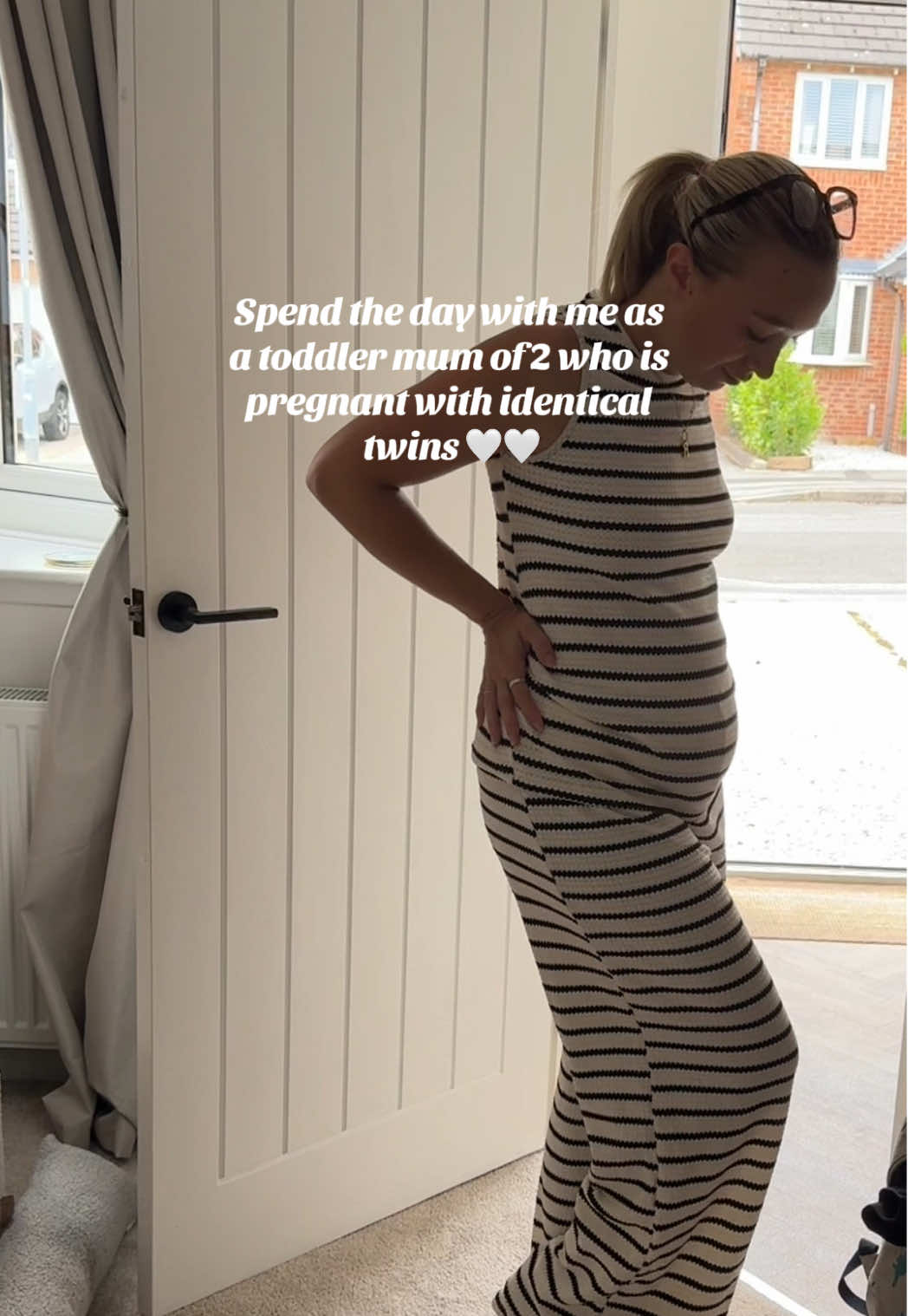 I’m already dreading all the looks and comments when they are born 😭✌🏼 #twinpregnancy#identicaltwins#pregnancyjourney#dailyvlog#toddlermum@