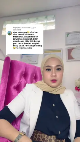 Replying to @Citrassssss چيترا dm saya nanti saya kasih wa utk saya bantu cek #efeksampingtindakan #bopeng #scar #atasiscar 