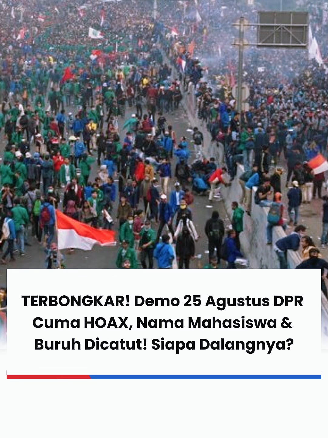 TERBONGKAR! Demo 25 Agustus DPR Cuma HOAX, Nama Mahasiswa & Buruh Dicatut! Siapa Dalangnya?  #Demo #Aksi #25Agustus #DPRRI #komaindonesia #komaid #komatv