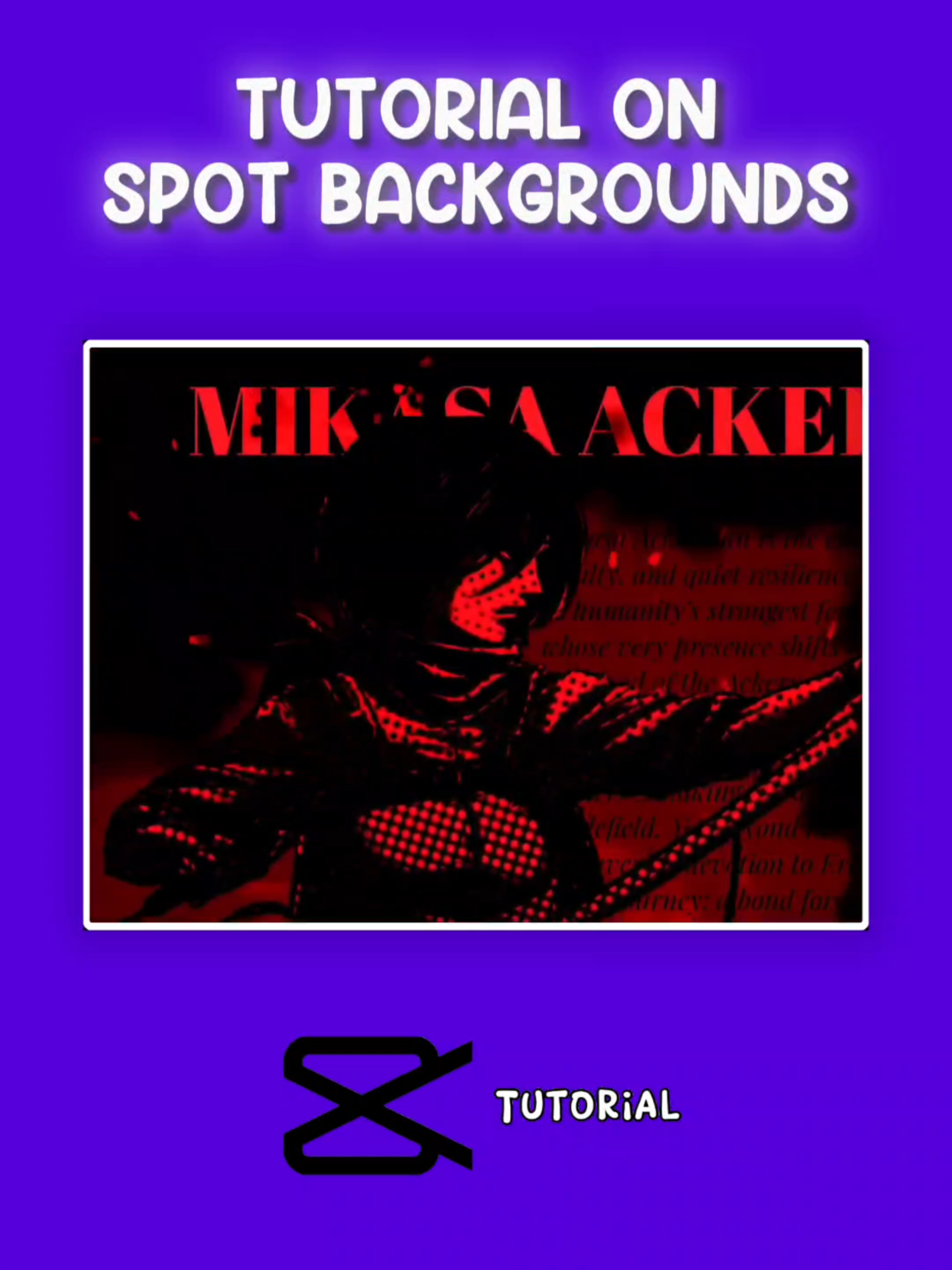 Spot backgrounds Tutorial in CapCut | I hope you find this useful! 😉 || #CapCut #tutorial #capcuttutorial #anialltyn
