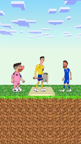 Who Gets the Giant Diamond Messi or Neymar #animation #cartoon #fyp #viral #foryou 
