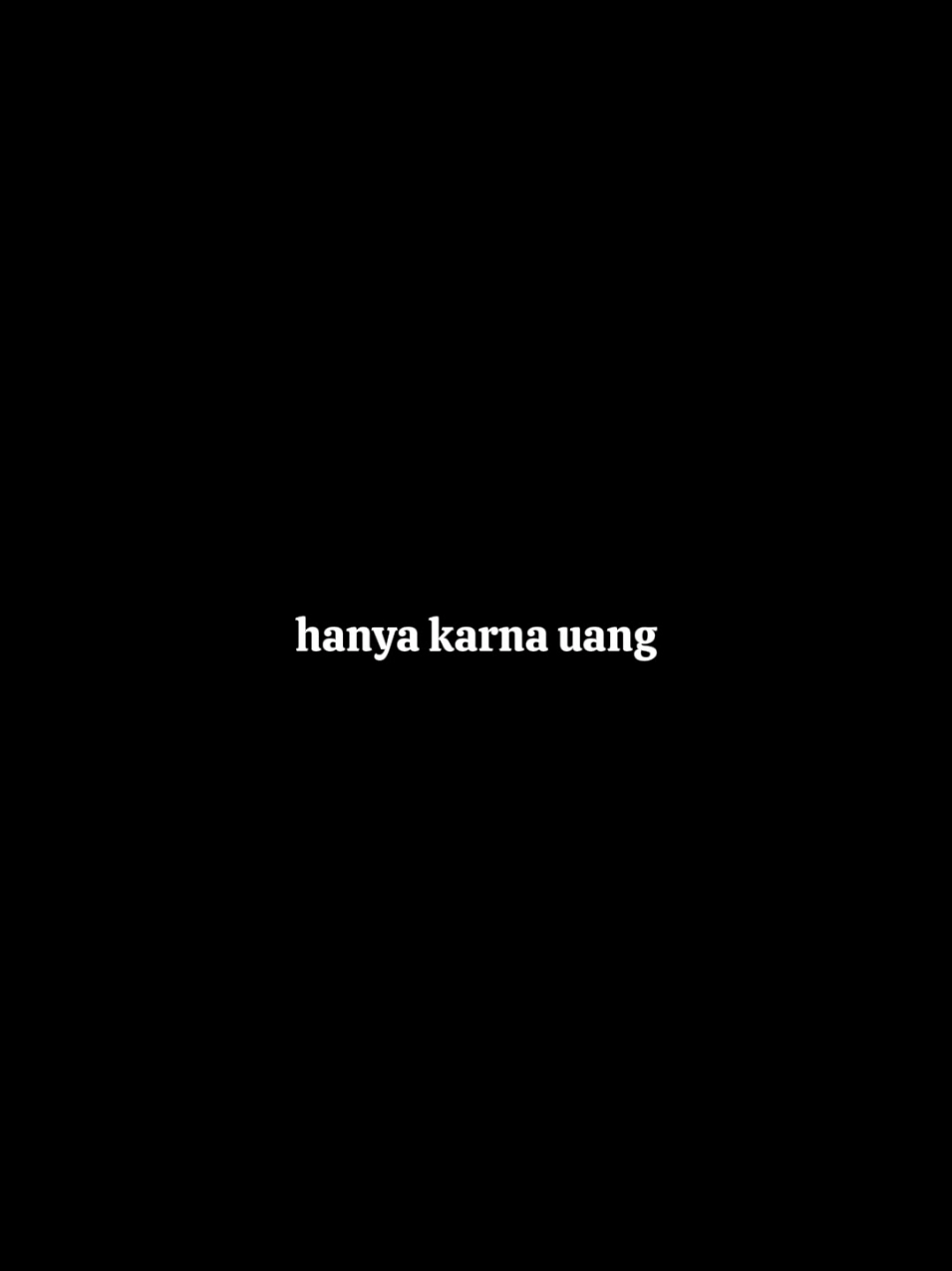 hanya karna uang bu 🥺 #templatelirik #overlaylirik #fyp 