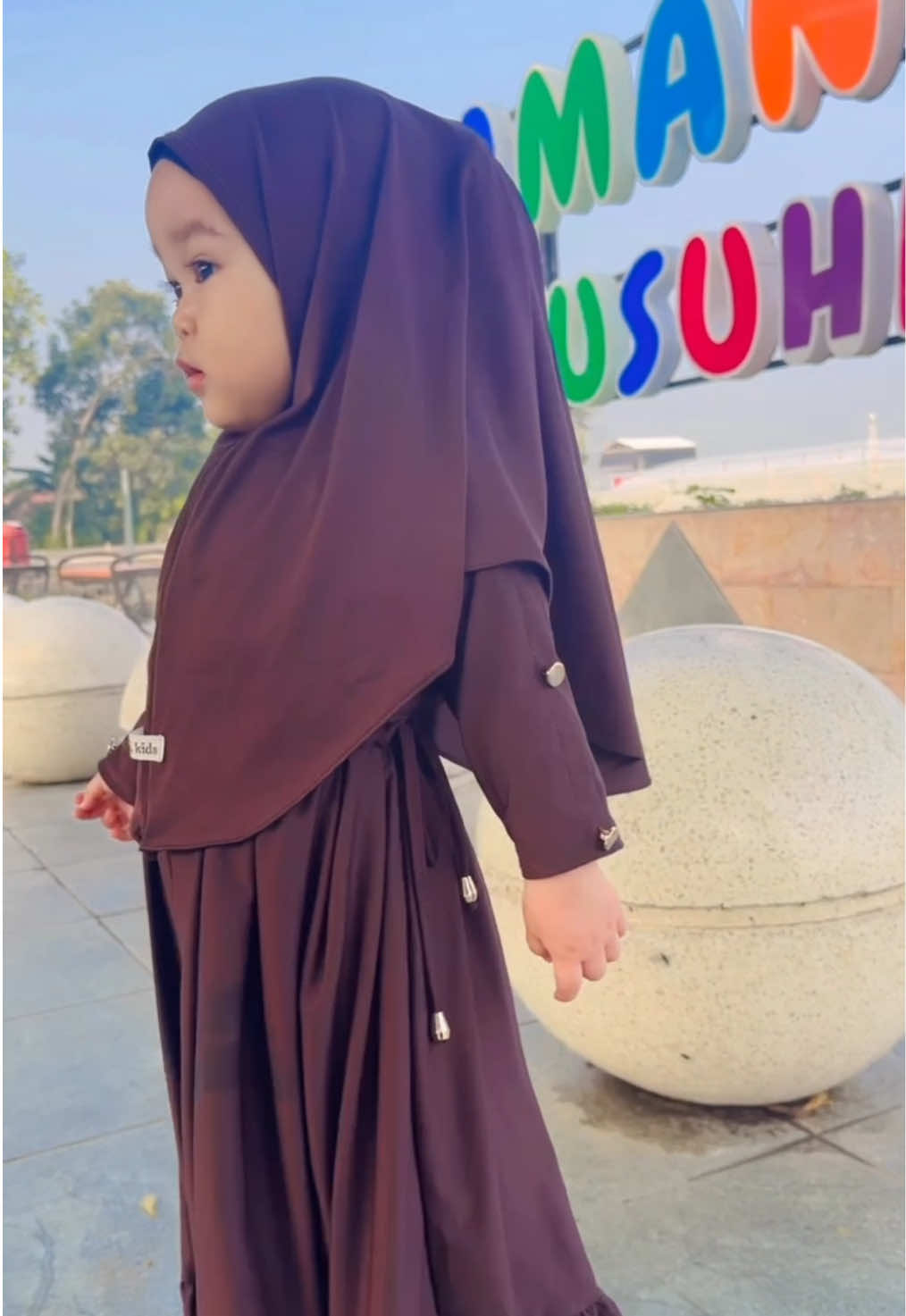 Gamis abaya rampel satu set sama hijab 😍  #gamis #gamismurah #abaya 