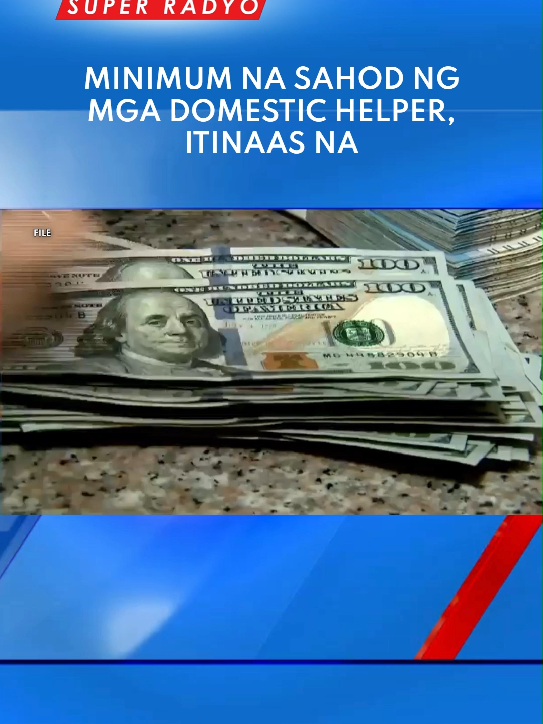 Minimum na sahod ng mga domestic helper, itinaas na, ayon sa Dept. of Migrant Workers (DMW). #tiktoknewsph #breakingnewsph #flashreport #fypツ #dzbb #foryou #fyp