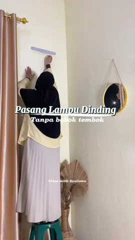 Lampu dinding tanpa kabel dan bobok tembok🫶🏻✨  #fyp #racuntiktok #tiktokviral 