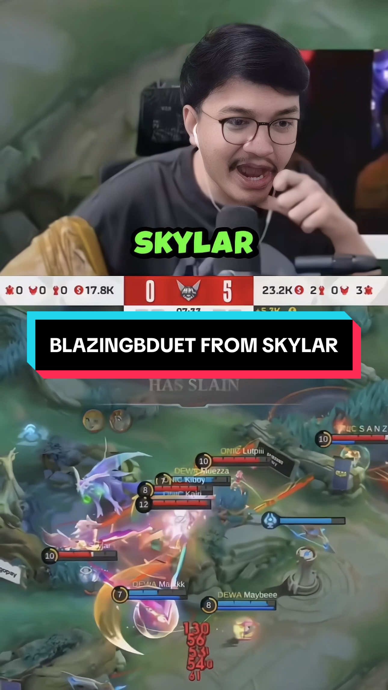 kangen bgt suara blazing duet frok skylar @ade #MLBB #MobileLegendsBangBang #MerdekaMabar #onicskylar #planofpublisher 
