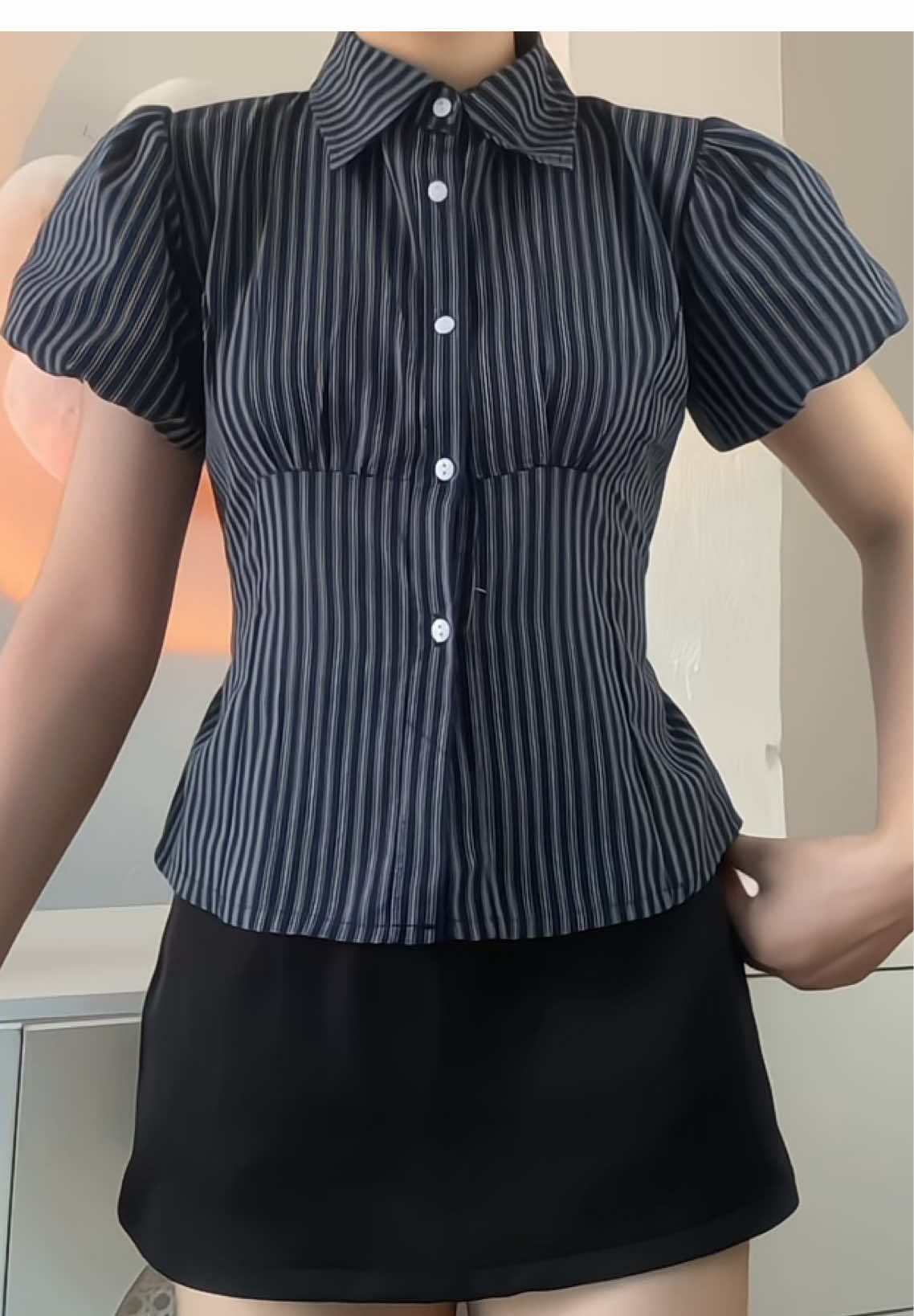 Áo Sơ Mi Tay Bồng #capcut #xuhuong #xuhuongtiktok #thinhhanh #somi 