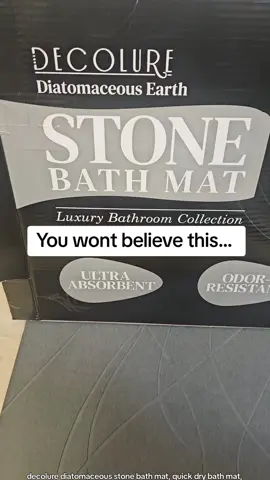 I’m shook 😳 this stone bath mat dries instantly and keeps the bathroom safe for the littles 🚿✨ #StoneBathMat #bathroomupgrade @Decolure Home Goods  #homeessentials  #QuickDryMat #NonSlipMat 