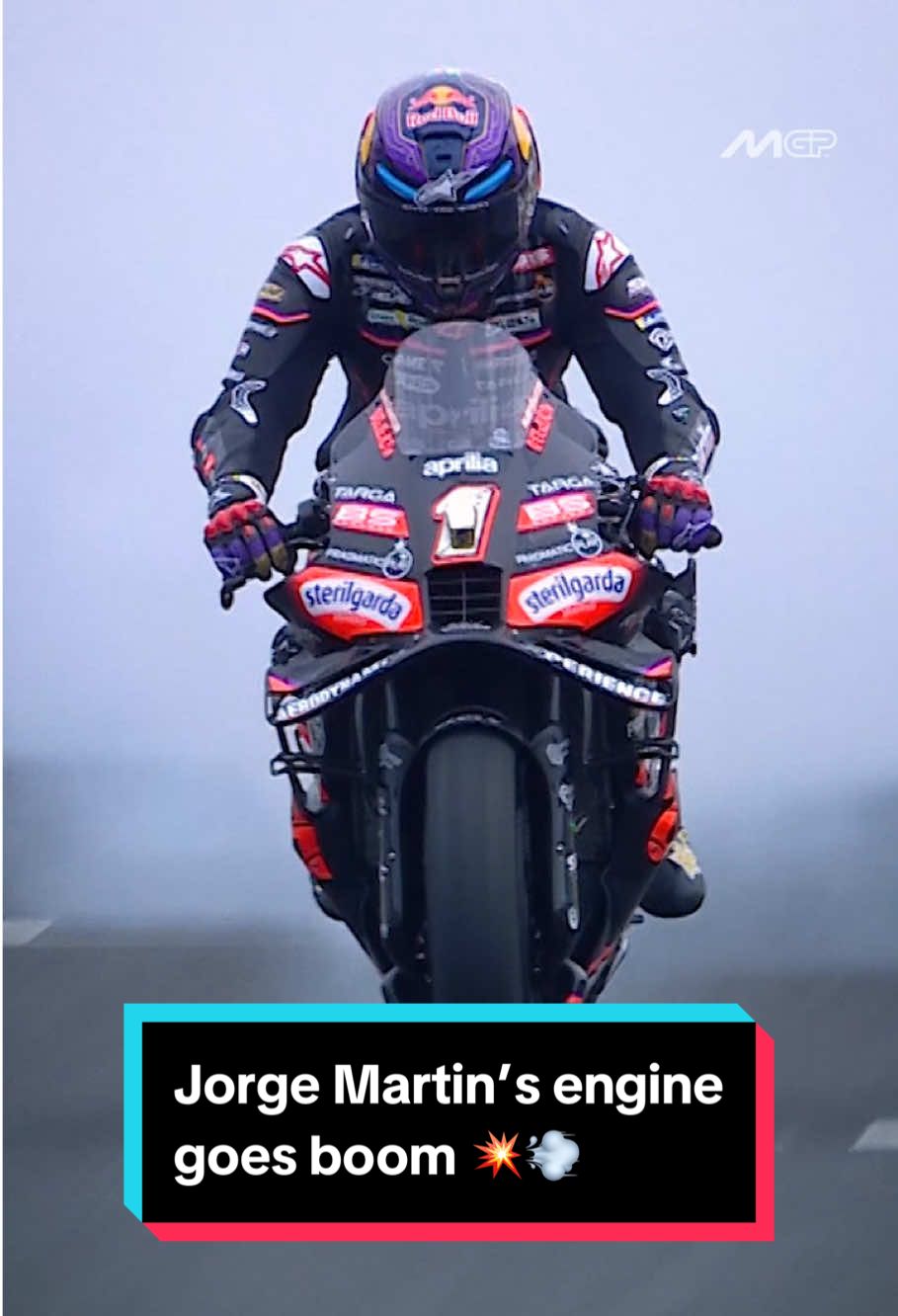 💥 Jorge Martin’s engine truly went BOOM 💨 #HungarianGP 🇭🇺 #MotoGP #JorgeMartin #SportsOnTikTok 