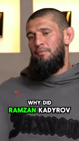 Khamzat Chimaev responded to why he gave the belt to Ramzan Kadyrov. #celebrity #tiktok #story #fyp #usa #foryou #khamzatchimaev #ramzankadyrov