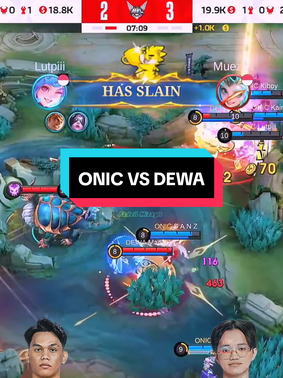 Onic vs Dewa United Game 2 MPL ID S16 W1 #MerdekaMabar #MLBB #MobileLegendsBangBang #Kairi #Skylar 