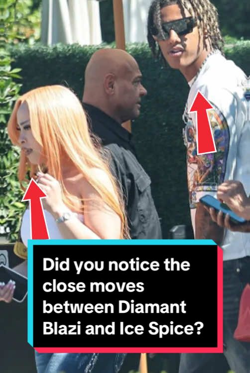 Did you notice the close moves between Diamant Blazi and Ice Spice? Nobody realized she and Sauce Gardner had already broken up!#usa🇺🇸 #fyp #celebrity #icespice #diamantblazi #saucegardner 