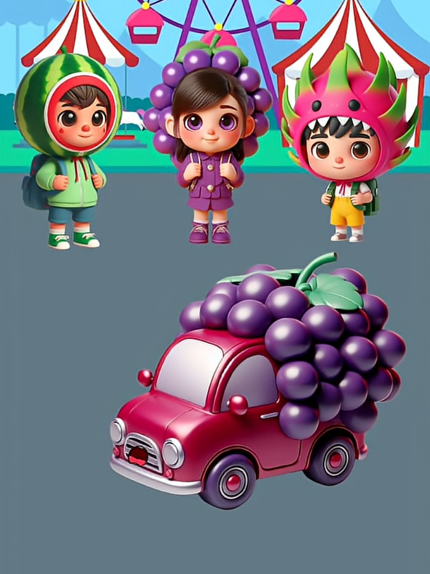 naik mobil anggur!!!#cartoon #animation #funny #kartun #fypviralシ 