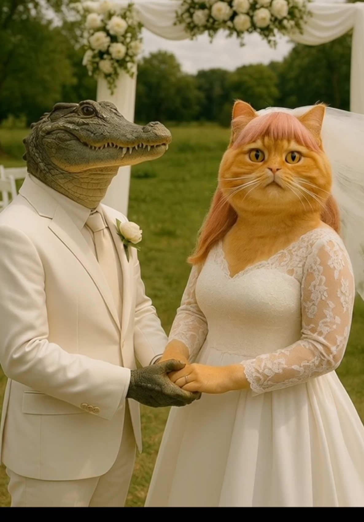 AI kucing sedih gagal melamar sang pujaan hati part 2 @PixVerse #pixverse #cat #crocodile #ai #fyp 