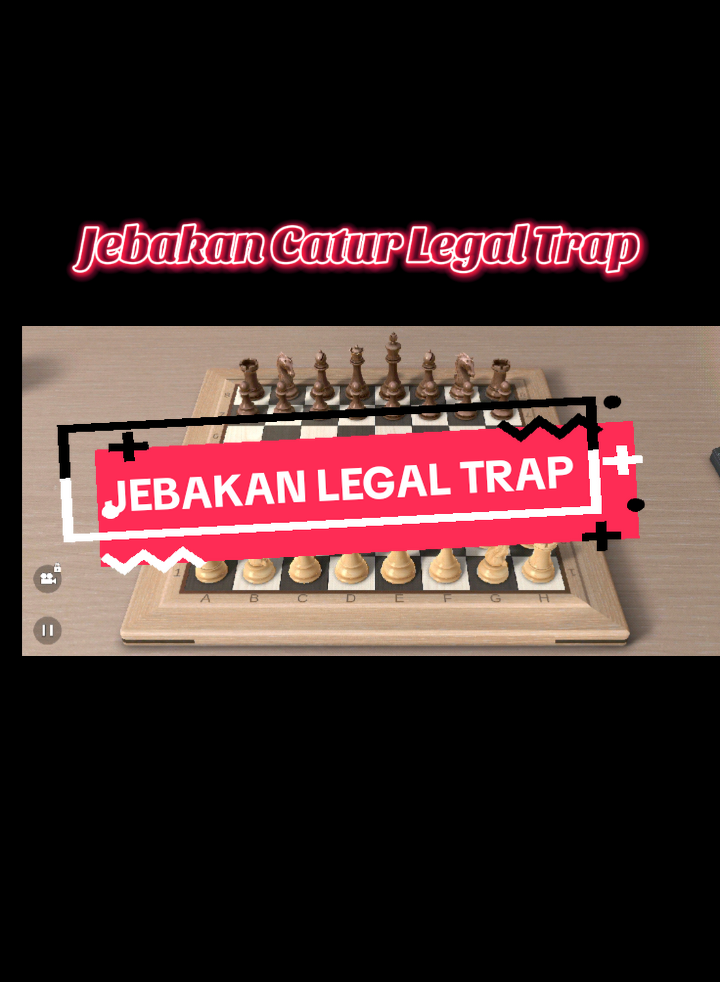 Jebakan kali ini bernama LEGAL TRAP. mengorbankan mentri untuk skakmat, dan sebuah keunggulan posisi jika jebakan tidak di terima. semoga bermanfaat terimakasih. #Catur #chess #trap #gambit #brilliant 
