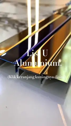 Membalas @Assyifa🩵 LIST U ALUMUNIUM KLIK KERANJANG KUNINGNYA DISINI 🛒 😍 #trimUAlumunium #ListUAlumunium #ListU #TrimWallpanel 