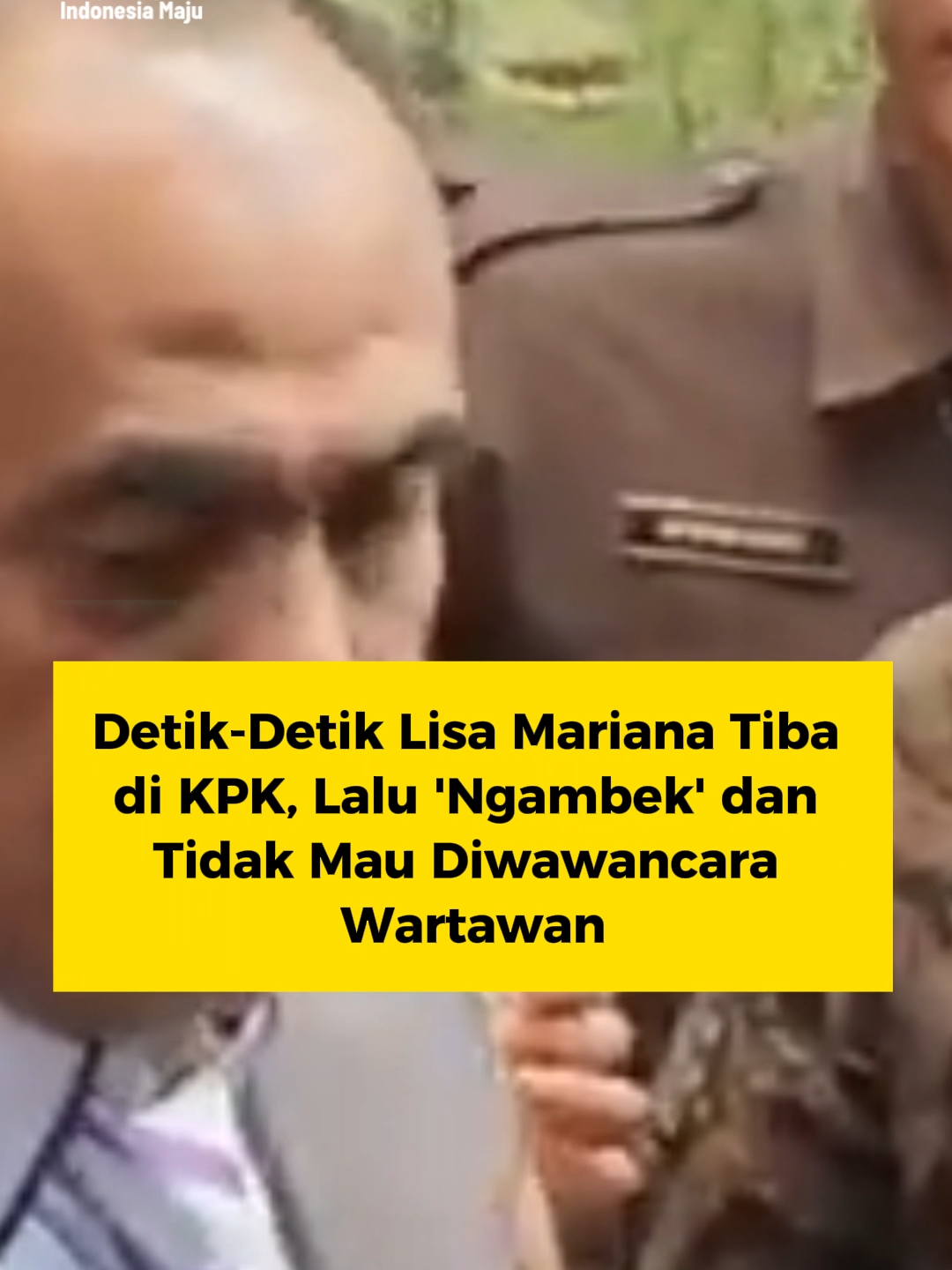 Detik-Detik Lisa Mariana Tiba di KPK, Lalu 'Ngambek' dan Tidak Mau Diwawancara Wartawan #bitv