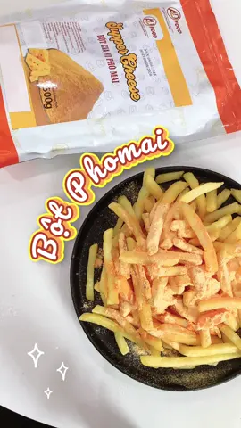 Bột Phomai Super Cheese này cho vào món gì cũng thấy ngon nha!🍟🍠🥔🍗 #botphomai #phomai #phomailacsupercheese #salegiuathang #muataitiktokshop 