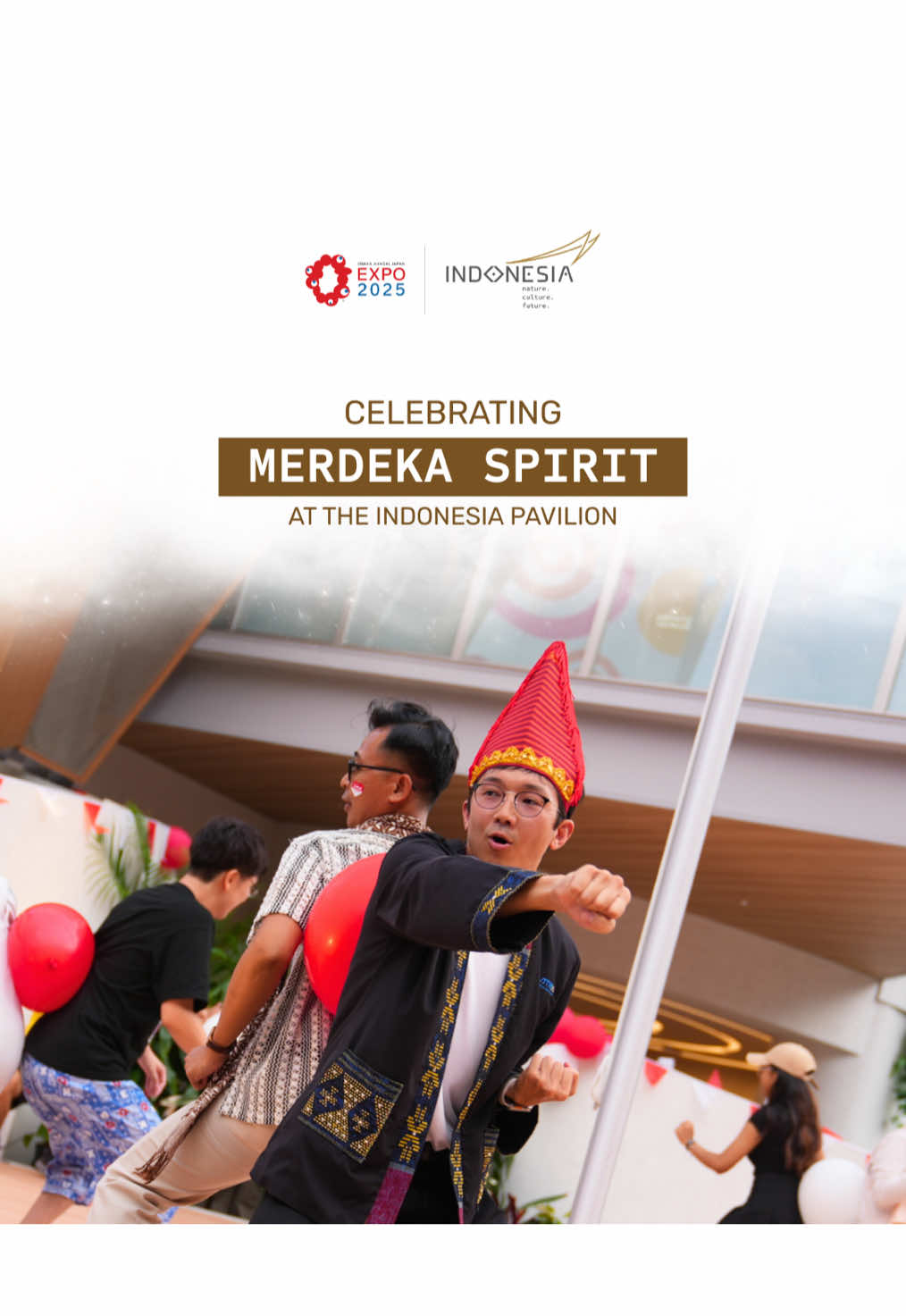 Independence Day Festivities in Osaka 🇮🇩 The celebration of Indonesia’s 80th Independence Day at the Indonesia Pavilion was filled with excitement, featuring cultural performances, competitions, and special appearances by JKT48 and Papermoon Puppet Theatre. On that special day, Indonesia Pavilion also welcomed its 2 millionth visitor, making the celebration even more meaningful. Thank you for being part of the Independence Day spirit at the Pavilion! #Paviliun17an #Indonesia80inOsaka #IndonesiaPavilion #Expo2025Osaka  #HUT80RI #BersatuBerdaulatRakyatSejahtera #BersatuBerdaulatIndonesiaMaju 