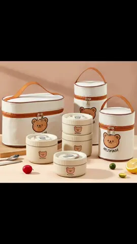 1 Set Kotak Bekal Makanan Imut dan murah #promoseruweekend #setkotakbekal #kotakbekalmurah #kotakbekalimutdanlucu #trending 