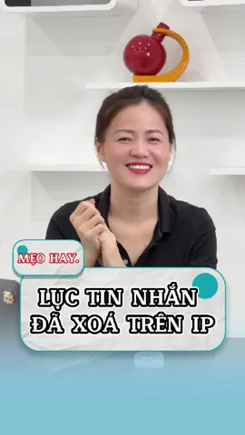 Cách khôi phục tin nhắn iMessage đã xoá trên iPhone – Ai cũng làm được!##tao247 #iphonezin #iphonetips #congnghe #iphonedanang 