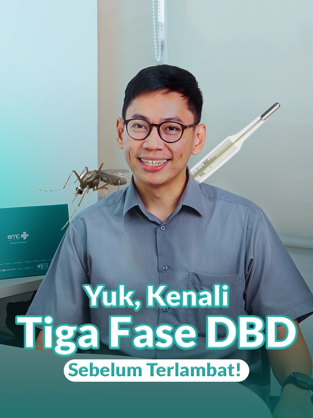 Demam Berdarah Dengue (DBD) bukan demam biasa! Kalau tidak dikenali sejak awal, risikonya bisa fatal. 😰 Kenali 3 fase penting DBD agar kamu bisa waspada sebelum terlambat 🫶🏻 dr. Ivan Banjuradja, Sp.PD (Spesialis Penyakit Dalam RS EMC Pulomas) #rsemc #emchealthcare #wecarewithpassion #DBD #nyamuk #demamberdarah #demamberdarahdengue #DB #fyp #rsemcpulomas #emcpulomas
