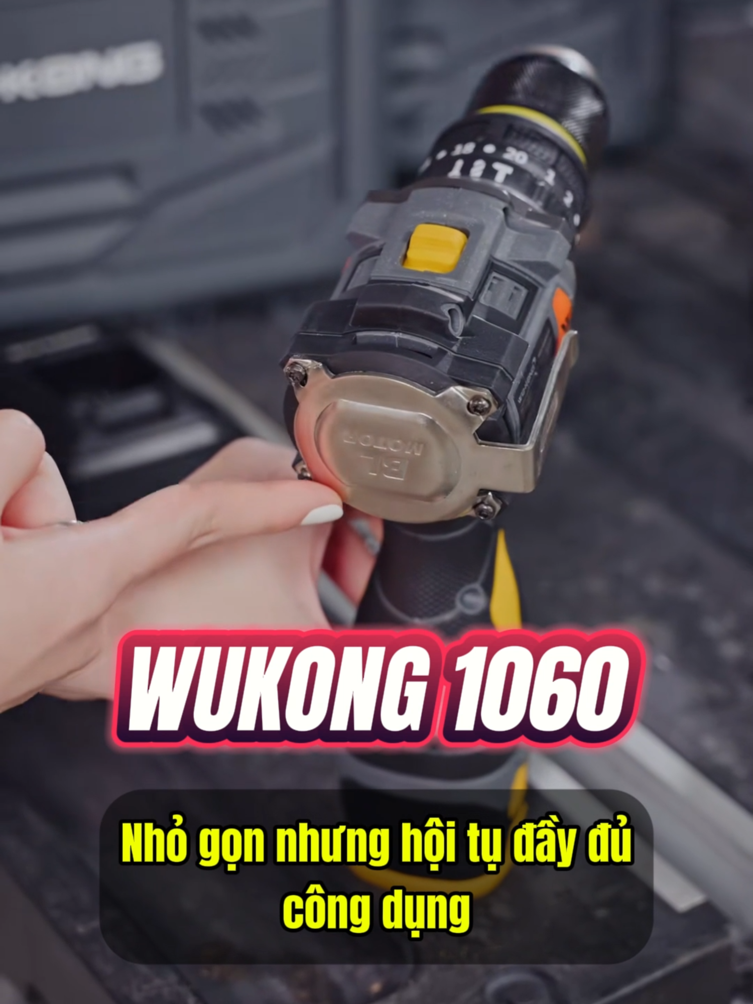 Máy khoan pin Wukong 1060 cao cấp #maykhoanpin #khoan #wukong #maykhoan #thinhhanh #xuhuong