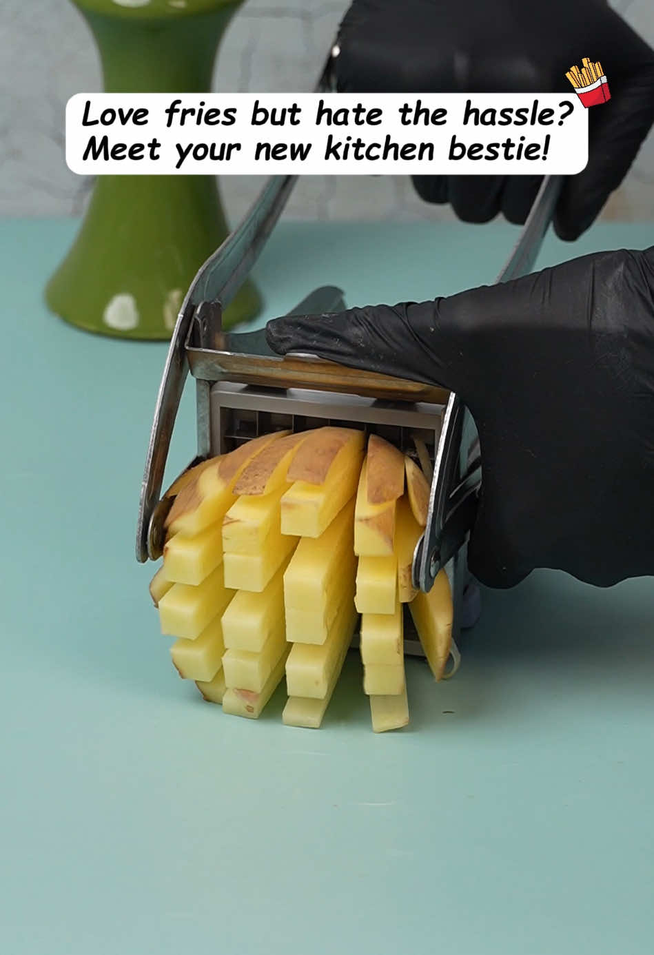 Don’t miss out on this old-school potato slicer #fypシ #kitchen #fyp #tiktokshopmademebuyit #outdoorfun #frenchfries #potatoslicer #potatocutter #tiktokshop #tiktok 