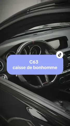 C63 — Une légende, une caisse de bonhomme. #c63 #voiture #amg 