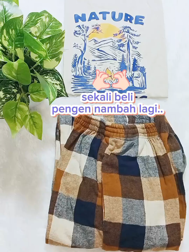 🌿 Celana panjang bawahan flanel tartan unisex cowok cewek pria wanita #celana #celanapria #celanawanita #celanapanjang #foryou 