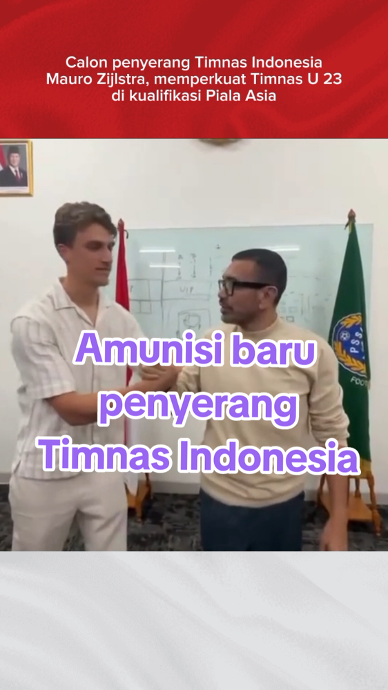 Here we go! Mauro Zijlstra Amunisi baru penyerang Timnas Indonesia U 23 #timnasindonesia #football #suporterindonesia #lagrandeindonesia #sports 