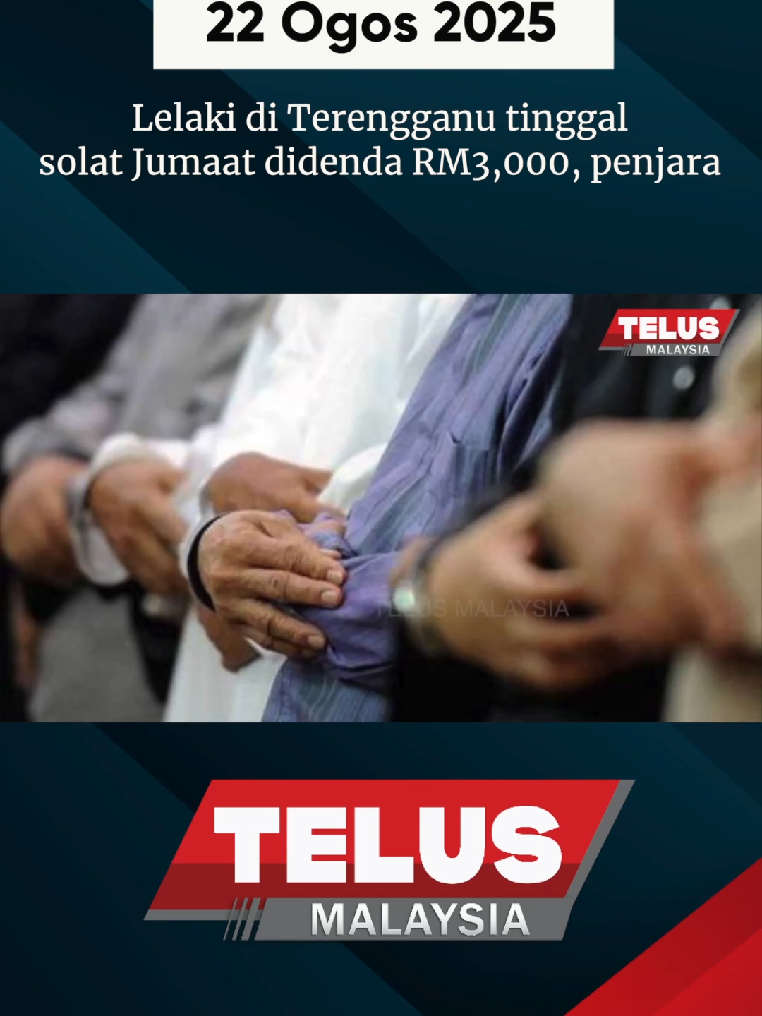 Lelaki di Terengganu tinggal solat Jumaat didenda RM3,000, penjara #latest #telus #telusmalaysia #lelaki #terengganu #tinggal #solat #jumaat #denda #rm3,000 #penjara #trendingnewsmalaysia #fyp #foryoupage
