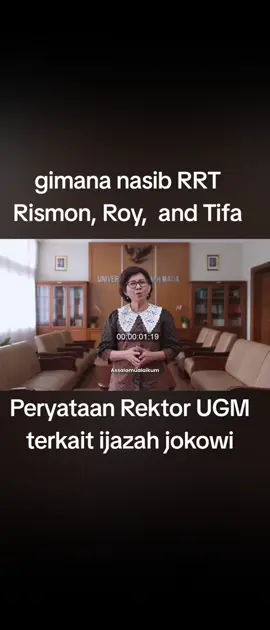 #rektorugm #ugm #univeraitasgajahmada #ijazahjokowi #rismonsianipar 