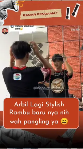 arbil dengan rambut barunya #Da7 #arbil #fyp #lestykejora #indosiar 