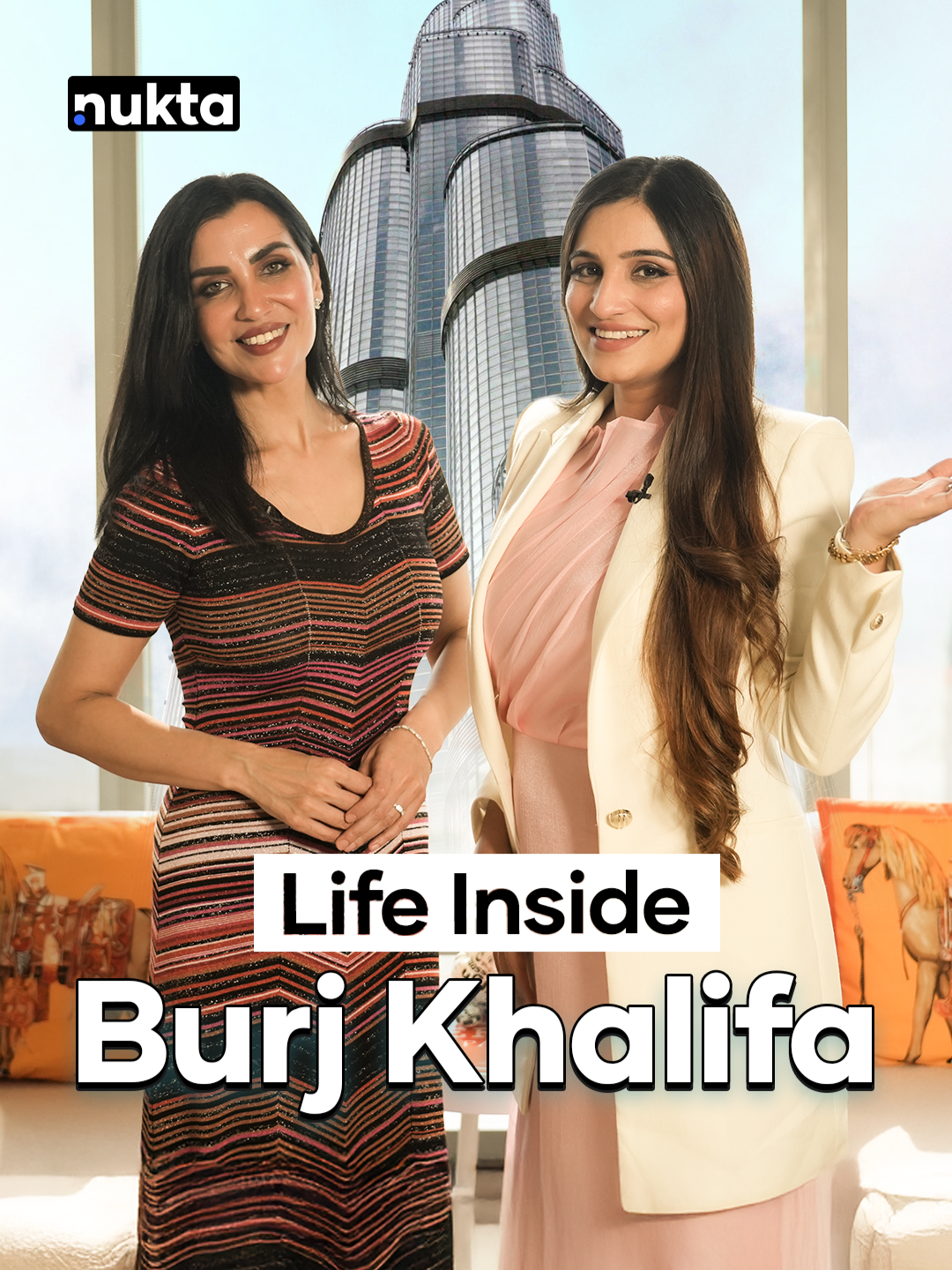 Inside the world’s tallest tower. We toured Sonia Kamran’s weekend home in Burj Khalifa, and yes she calls it “living the dream”. From the pool and the gyms on the 76th floor, to the stunning common area on the 123rd, and even the private passageway that connects directly to Dubai Mall, this is what life inside the Burj really looks like. Would you trade a villa life for the Burj lifestyle? | Burj Khalifa | Dubai Living | | Luxury Apartments | | Burj Views | Inside Burj Khalifa | Nukta | Nukta Dubai |