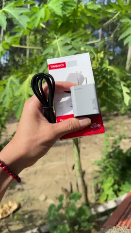 Bộ sạc nhanh PD 20W Tranyoo, đi kèm với dây cáp sạc bện dù #sacnhanh #cusacnhanh #sacnhanh20w 