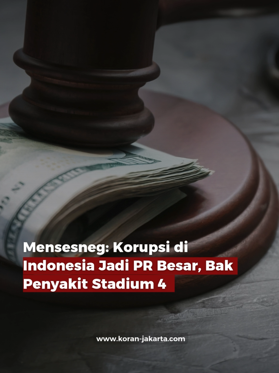 Mensesneg Prasetyo Hadi menyebut korupsi di Indonesia sudah seperti “penyakit stadium 4”. Kronis, mengakar, dan sulit disembuhkan. Prasetyo menegaskan bahwa ada PR besar bangsa, bukan hanya bagi pejabat negara, tapi seluruh lapisan masyarakat. Ia juga menyampaikan bahwa Presiden Prabowo mengingatkan agar semua pejabat tidak menyalahgunakan amanah. #Koranjakarta #AntiKorupsi #IntegritasPejabat #OTTKPK 