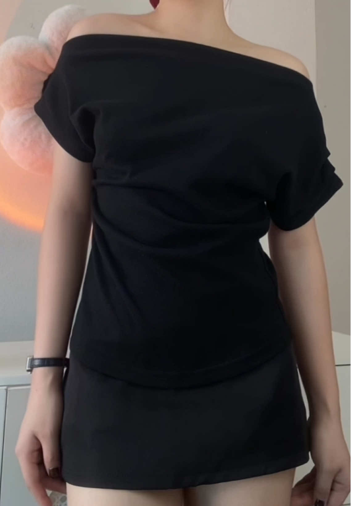 Áo Lệch Vai Xếp Ly #capcut #xuhuong #thinhhanh #aotrevai 
