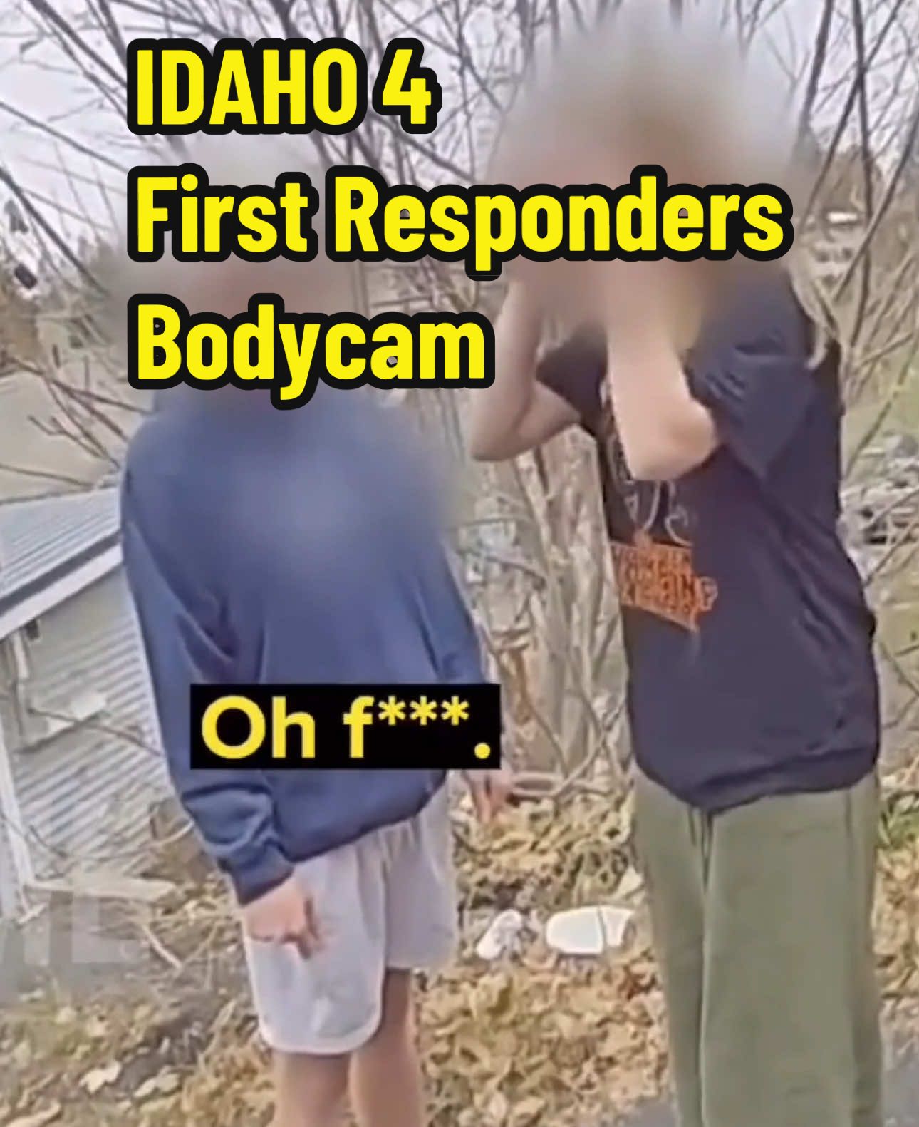 New bodycam footage has been released of the first responders attending King Road in Moscow Idaho #Idaho4 #BryanKohberger #IdahoBodycam #PoliceBodyCam #DylanMortensen 