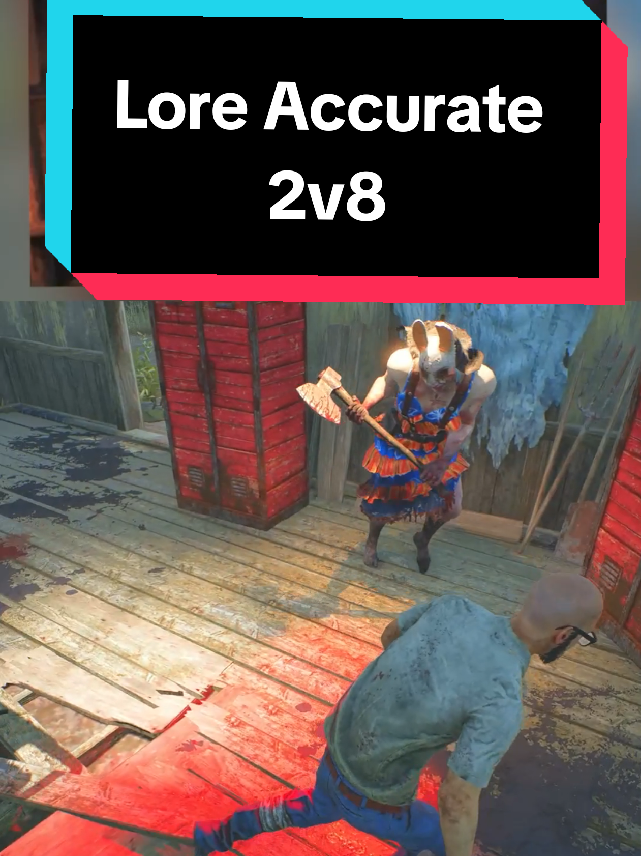 Lore Accurate 2v8 #dbd2v8 #loreaccurate #dbdchase #deadbydaylightmoments 
