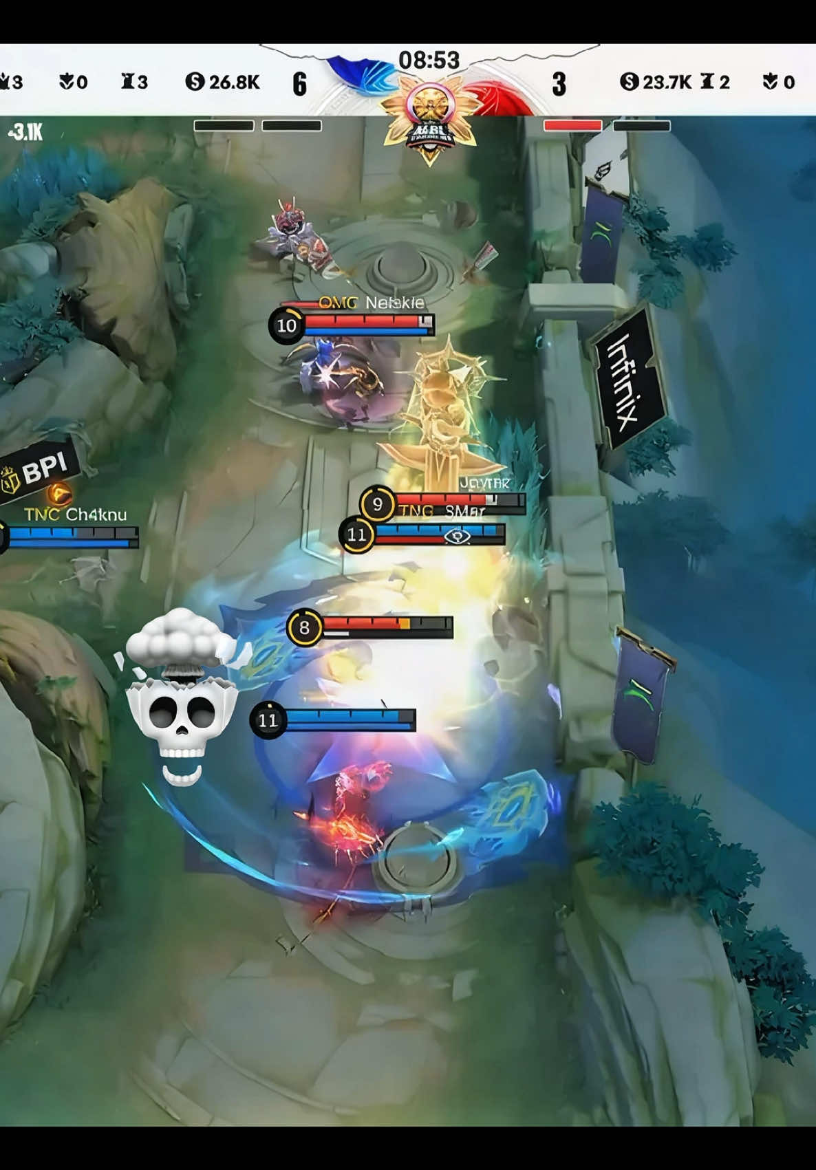 Bennyqt 💀 TNC vs OMG game 2 #MLBB #tncproteamml #omegaesports #bennyqt #hadji #ch4knu 