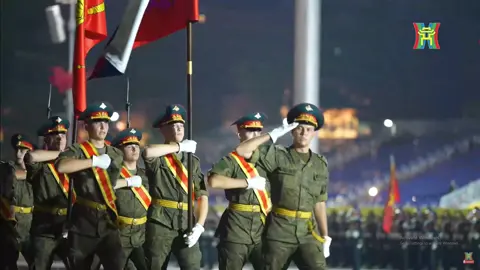 Đội danh dự Liên Bang Nga đã có mặt tại Quảng Trường Ba Đình để phục vụ cho lễ diễu binh, diễu hành kỉ niệm 80 năm ngày Cách mạng Tháng 8 thành công, và Quốc khánh nước Cộng Hoà Xã Hội Chủ Nghĩa Việt Nam. #a80 #nga #vietnam #quockhanh #fyp 